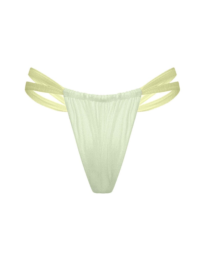 Divino Seas Ailin Double Strap Ruched Bikini Bottom