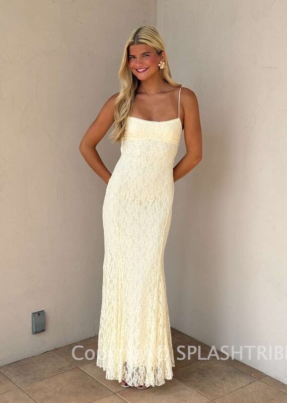 Emme Lace Bodycon Maxi Dress
