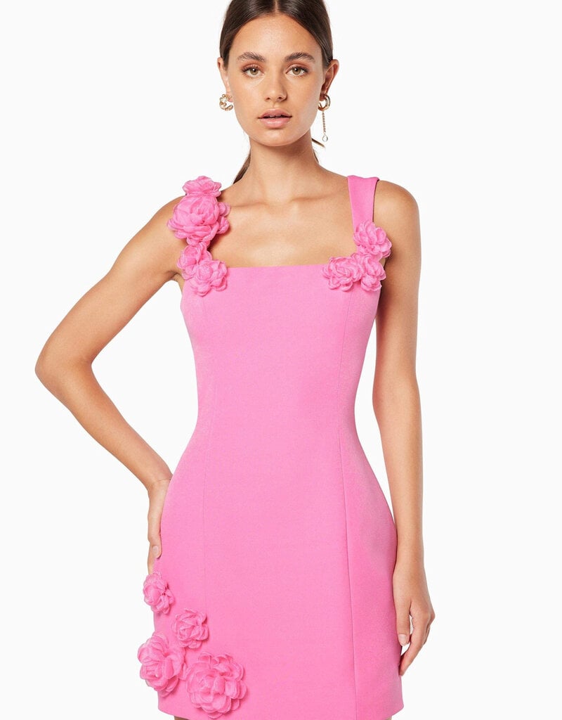 Elliatt Trompe 3D Floral Mini Dress