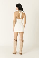 Kourtney Structured Mid Rise Mini Skirt