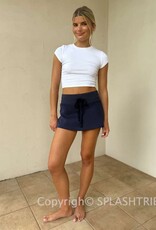 Fleece Skort Mini Skirt
