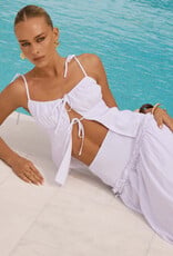 Katalia Ruched Front Tie Top