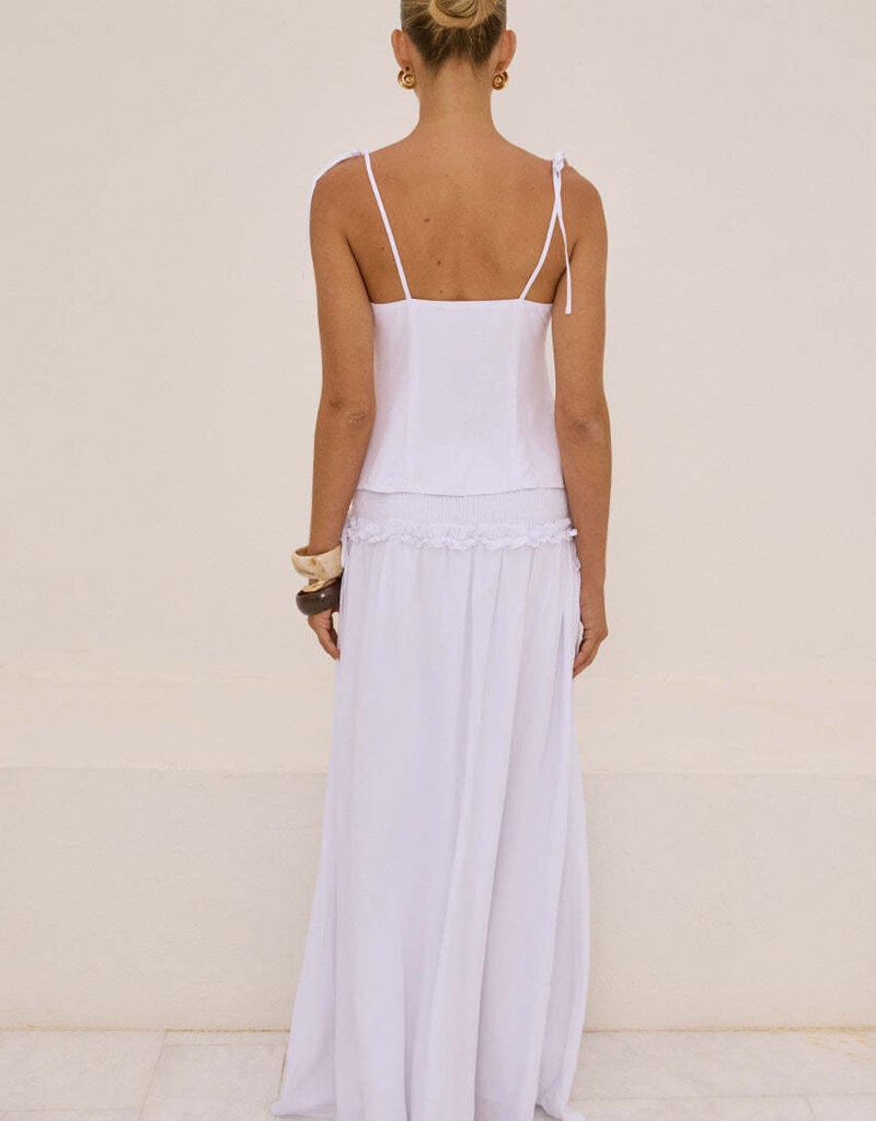 Katalia Ruched Front Tie Top