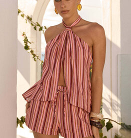 Koah Knotted Front Split Top