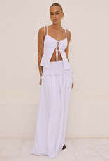 Maree Shirred Drop Waist Maxi Skirt