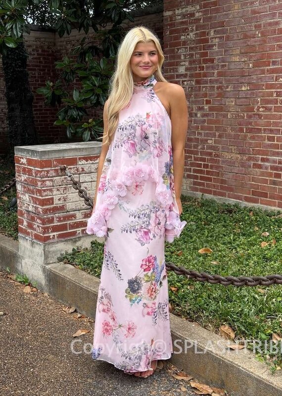 Elliatt Millie Floral Tiered Gown