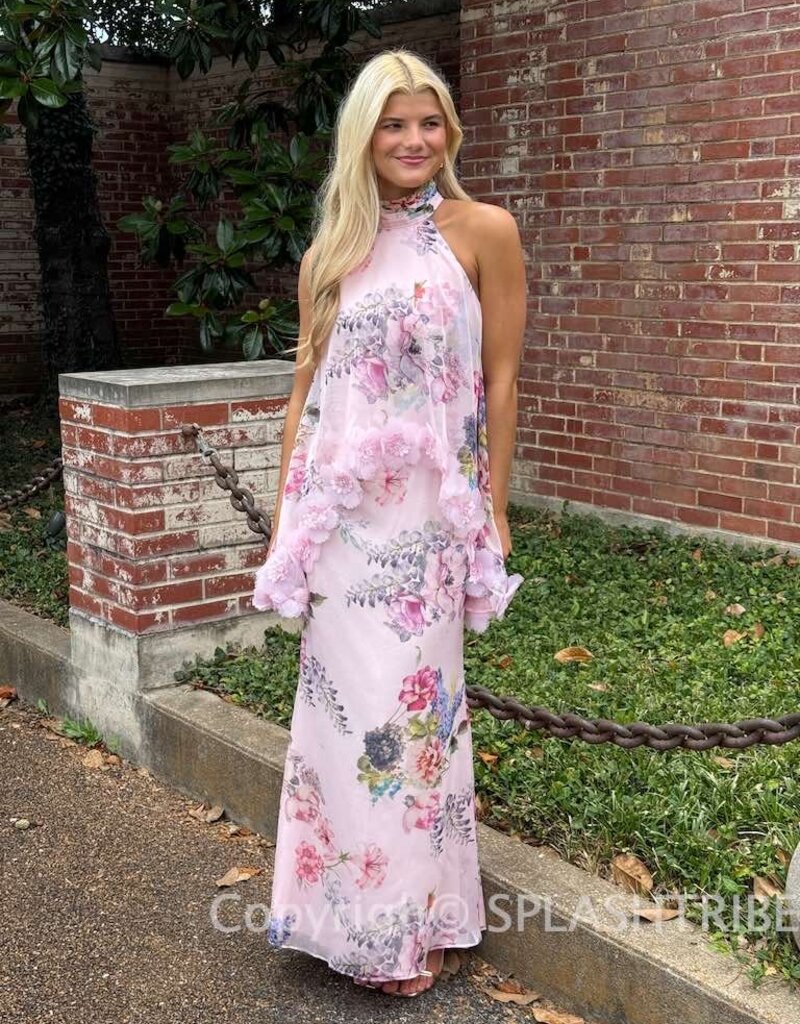 Elliatt Millie Floral Tiered Gown