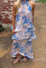Elliatt Briony Tiered Floral Maxi Dress Gown