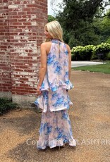 Elliatt Briony Tiered Floral Maxi Dress Gown