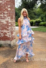 Elliatt Briony Tiered Floral Maxi Dress Gown