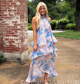 Elliatt Briony Tiered Floral Maxi Dress Gown