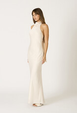 Avery High Neck Halter Maxi Dress