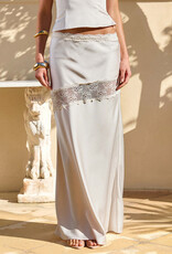 Amara Lace Trim Maxi Skirt