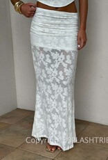Keira Floral Jacquard Maxi Skirt