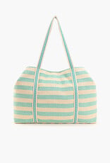 Palms Away Embellished Tote