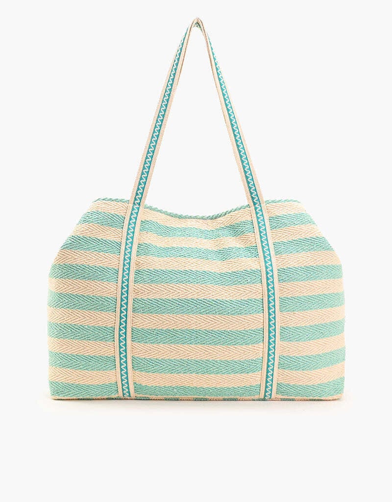 Palms Away Embellished Tote