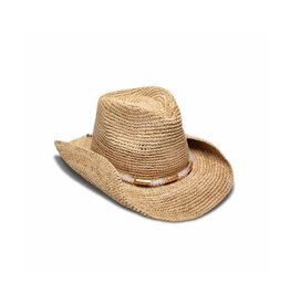 Chrysta Hat Nat/Gold