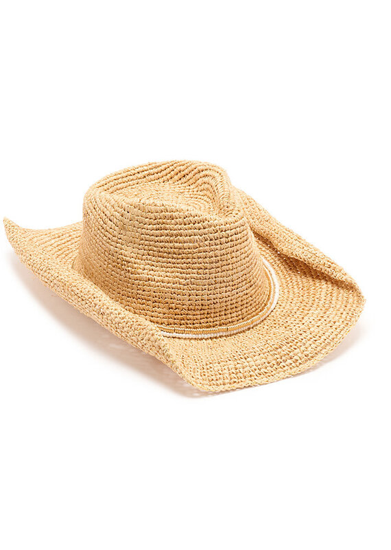 Giselle Hat Natural/Gold