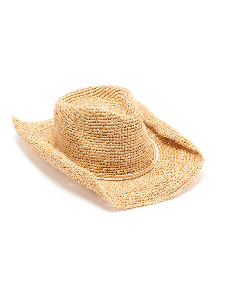 Giselle Hat Natural/Gold