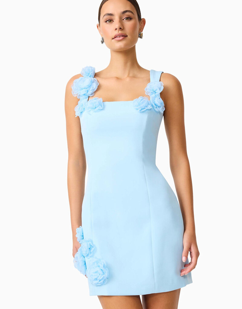 Elliatt Trompe 3D Floral Mini Dress
