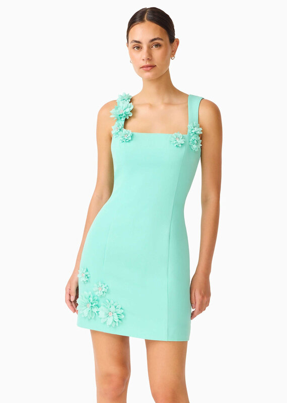 Elliatt Trompe 3D Floral Mini Dress