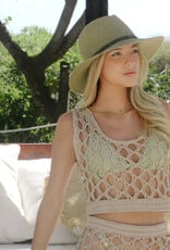 Mila Hat Gold Shimmer