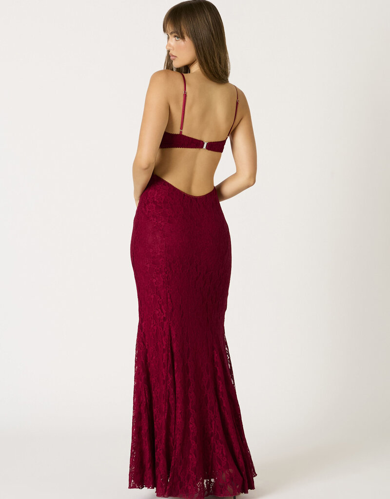 Emme Lace Bodycon Maxi Dress