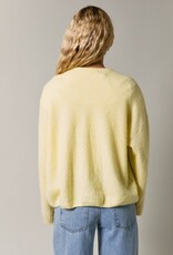 Long Sleeve Crew Neck Sweater Cardigan