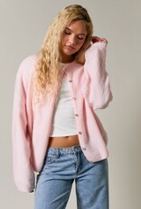 Long Sleeve Crew Neck Sweater Cardigan