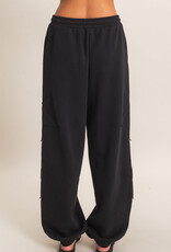 Essential Star Patch Fleece Jogger Pants