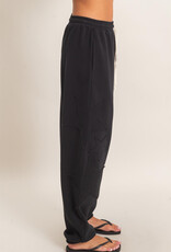 Essential Star Patch Fleece Jogger Pants
