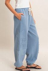 Essential Star Patch Fleece Jogger Pants
