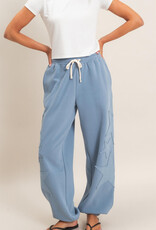 Essential Star Patch Fleece Jogger Pants