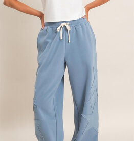 Essential Star Patch Fleece Jogger Pants