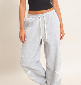 Essential Star Patch Fleece Jogger Pants