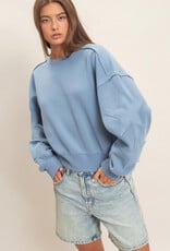 Essential Star Patch Fleece Crewneck Sweatshirt
