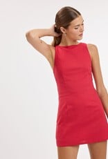 Fitted Sleeveless Shift Mini Dress
