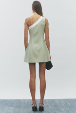 Maude Club One Shoulder Bow Mini Dress