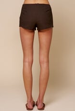 Mini Shorts With Side Zipper