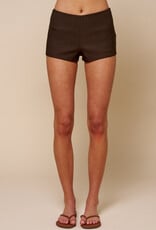 Mini Shorts With Side Zipper