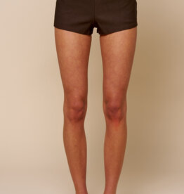 Mini Shorts With Side Zipper