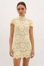 Frances Cap Sleeve Lace Mini Dress