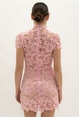 Frances Cap Sleeve Lace Mini Dress