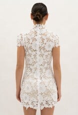 Frances Cap Sleeve Lace Mini Dress