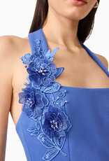 Elliatt Talitha Halter 3D Floral Mini Dress