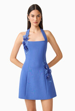 Elliatt Talitha Halter 3D Floral Mini Dress