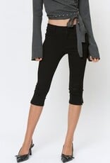 Gillian Stretch Side Slit Capri Pants