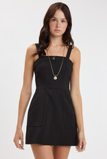 Tailored Side Pocket Mini Dress