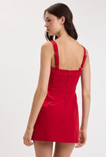 Tailored Side Pocket Mini Dress