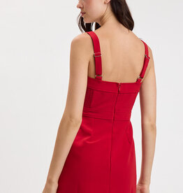Tailored Side Pocket Mini Dress